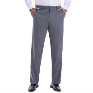 NWT Duchamp Gray Stretch Waistband Pants 34x34